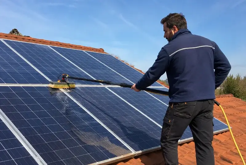 Nettoyage et entretien de panneaux solaires à Avrillé